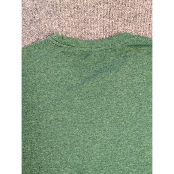 ​UO Oregon Ducks NCAA College Shirt Men's Large Green Yellow Football 4th and 1 - Picture 6 of 9